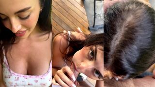 Emily Black Throating Bf’s Girthy Dick Onlyfans Leaked Video