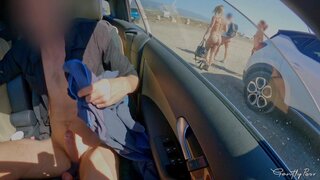 Gentlyperv Masturbating in the Beach Car Park Leaked Video